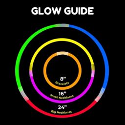 Shatchi 200 Glowsticks in Mixed Colors & 200 Bracelet Connectors - Add Vibrancy to Your Events - thumbnail 4