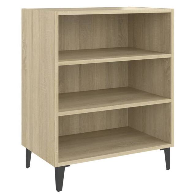 Berkfield Home Sideboard Sonoma Oak 57x35x70 cm Engineered Wood in Light Tan - Size: 57 x 35 x 70 cm - image 1