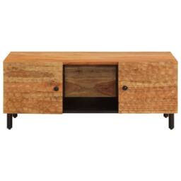 Berkfield Home Coffee Table 100x54x40 cm Solid Wood Acacia in Brown - Size: 100 x 54 x 40 cm - thumbnail 5