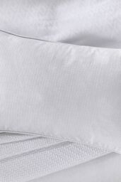 1951 'Kham' Cotton Cushion in White - Size: 40 cm x 60 cm - thumbnail 2