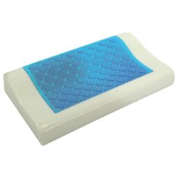 mysmartbuy Cooling Gel Comfort Memory Foam Pillow - Orthopaedic Head & Neck Supporting Grooved Sleeping Pillow - Measures 14 x 60 x 40cm