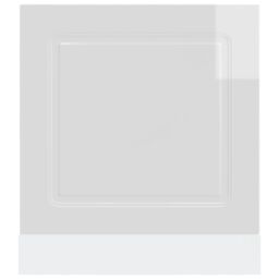 Berkfield Home Dishwasher Panel¬†Kalmar¬†High Gloss White¬†60x1.5x67 cm Engineered Wood in White - Size: 60x1.5x67 cm - thumbnail 4