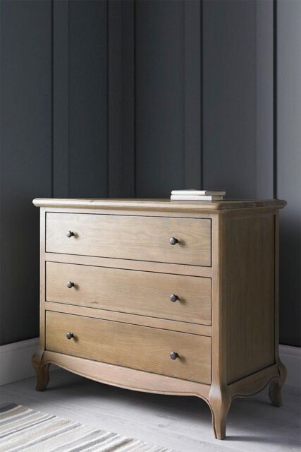 Time4sleep Loire Weathered Oak 3 Drawer Chest in Brown - image 1