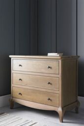 Time4sleep Loire Weathered Oak 3 Drawer Chest in Brown