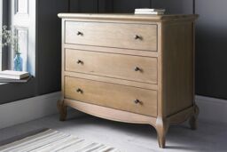 Time4sleep Loire Weathered Oak 3 Drawer Chest in Brown - thumbnail 2
