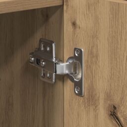 Berkfield Home Artisan Oak Sideboard - 90x34x80 cm - Made of Engineered Wood in Brown - Size: 90 x 34 x 80 cm - thumbnail 8