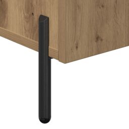 Berkfield Home Artisan Oak Sideboard - 90x34x80 cm - Made of Engineered Wood in Brown - Size: 90 x 34 x 80 cm - thumbnail 9