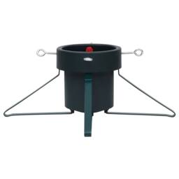 Berkfield Home Christmas Tree Stand Black 46x46x19 cm - Size: 46 x 46 x 19 cm - thumbnail 3