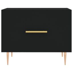 Berkfield Home Coffee Tables 2 pcs Black 50x50x40 cm Engineered Wood - Size: 50 x 50 x 40 cm - thumbnail 6