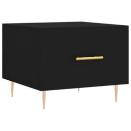 Berkfield Home Coffee Tables 2 pcs Black 50x50x40 cm Engineered Wood - Size: 50 x 50 x 40 cm - thumbnail 5
