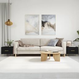 Berkfield Home Coffee Tables 2 pcs Black 50x50x40 cm Engineered Wood - Size: 50 x 50 x 40 cm - thumbnail 1