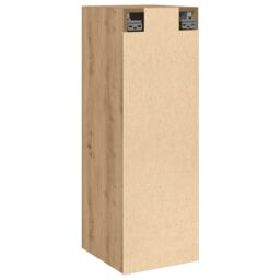 Berkfield Home TV Cabinets 2 pcs Artisan Oak 30.5x30x90 cm Engineered Wood in Brown - thumbnail 6