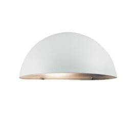 Nordlux Modern Outdoor Wall Light White Metal E14 Weatherproof - Mains Powered, IP33 - thumbnail 1