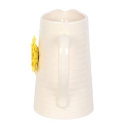 Something Different Hello Sunshine Ceramic Sunflower Flower Jug in Bright Yellow - thumbnail 3