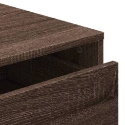 Berkfield Home Corner Chest of Drawers Brown Oak 40x41x58 cm Engineered Wood - Size: 40 x 41 x 58 cm - thumbnail 8
