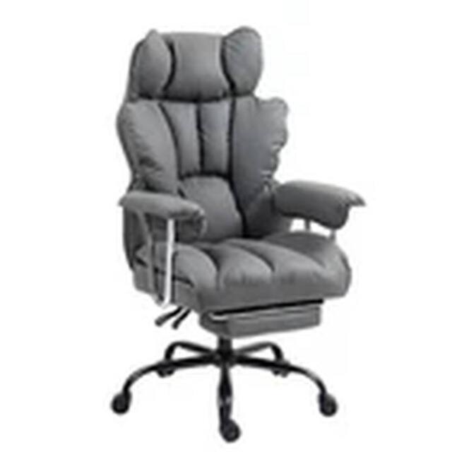 EONLION Heavy Duty Office Chair Ergonomic Recliner Chair Grey - image 1