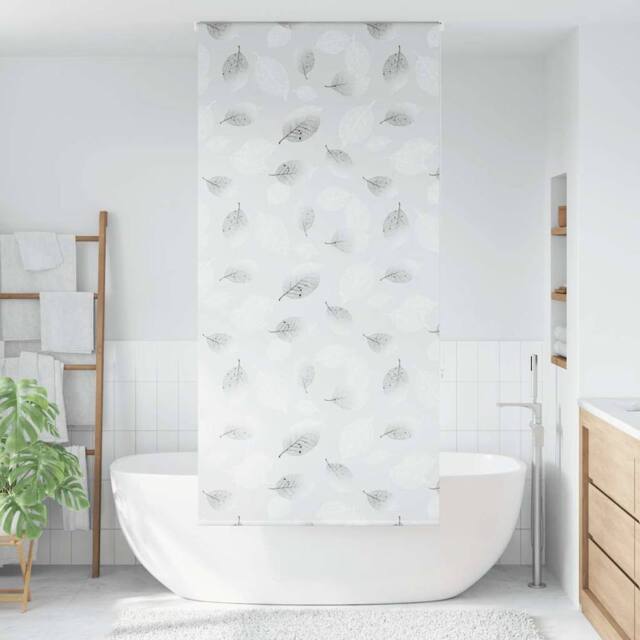 Berkfield Home Shower Roller Blind 110x240 cm Fabric Width 106 cm in Grey - image 1