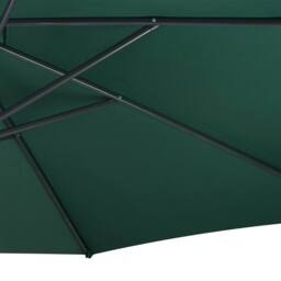 Monstershop Cantilever Parasol 3m With Full Fan Base - Green - thumbnail 9