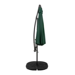 Monstershop Cantilever Parasol 3m With Full Fan Base - Green - thumbnail 2