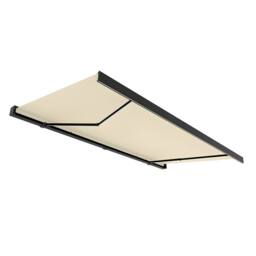 Primrose Awnings Deluxe Full Cassette Electric Awning Wireless Remote 4.5m With Lights in Off-White - thumbnail 5