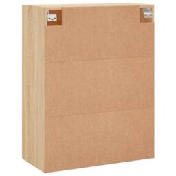 Berkfield Home Wall Mounted Cabinets 2 pcs Sonoma Oak 69.5x34x90 cm in Light Tan - thumbnail 8