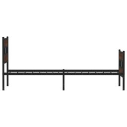 Berkfield Home Bed Frame without Mattress with Headboard & Footboard 100x190 cm in Brown - thumbnail 5