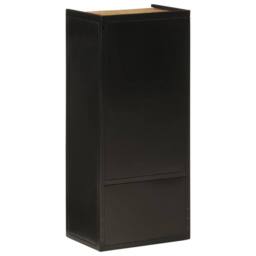Berkfield Home Beautiful Bathroom Cabinet 40x27x90 cm Iron & Solid Wood Mango - Size: 40 x 27 x 90 cm - thumbnail 5