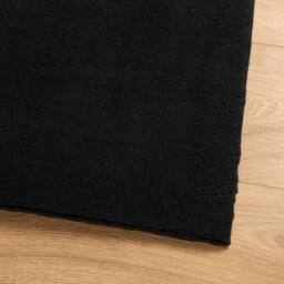 Berkfield Home Rug HUARTE Short Pile Soft & Washable Black 80x250 cm - Size: Medium - thumbnail 4