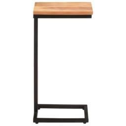 Berkfield Home Side Tables 2 pcs 31.5x24.5x64.5 Solid Acacia Wood in Brown - thumbnail 4