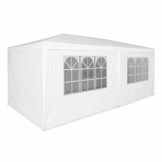 Oypla 3m x 6m Waterproof Garden Gazebo in White - image 1