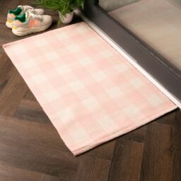Artsy Mats Pink Check Bottom Layer Mat - Size: 60 cm x 90 cm