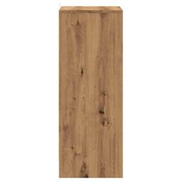 Berkfield Home Shoe Cabinet Artisan Oak 60x35x92 cm Engineered Wood in Brown - Size: 60 x 35 x 92 cm - thumbnail 5