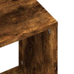 Berkfield Home Nesting Coffee Tables 2 pcs Smoked Oak Engineered Wood in Brown - thumbnail 8