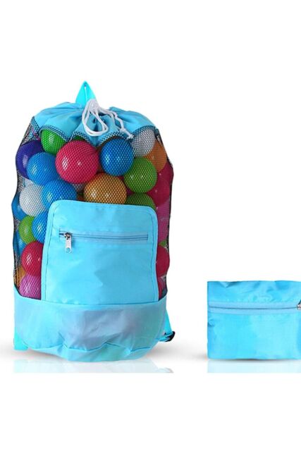 Doodle Nylon 'Toy Storage Bag & Play Mat' in Blue - Size: Large - image 1