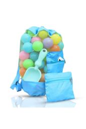 Doodle Nylon 'Toy Storage Bag & Play Mat' in Blue - Size: Large - thumbnail 2