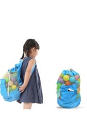 Doodle Nylon 'Toy Storage Bag & Play Mat' in Blue - Size: Large - thumbnail 3