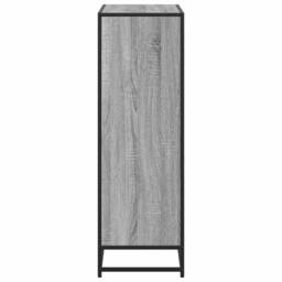 Berkfield Home Modern Book Cabinet Grey Sonoma 80.5x35x107.5 cm Engineered Wood - thumbnail 5