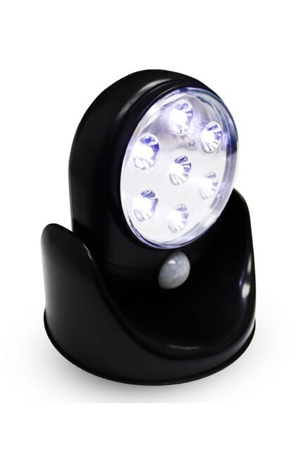 Neel Blue 7 LED Lights Motion Sensor Activated Cordless Dummy CCTV Camera in Black - image 1