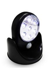 Neel Blue 7 LED Lights Motion Sensor Activated Cordless Dummy CCTV Camera in Black - thumbnail 1