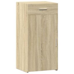 Berkfield Home Sideboard Sonoma Oak 45x42.5x93 cm Engineered Wood in Brown - thumbnail 2