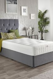 Aspire Cool Touch Classic Bonnell Roll Mattress in White - Size: Small Double - thumbnail 1