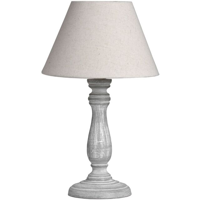 Hill Interiors Incia Table Lamp (UK Plug) in Dark Brown - image 1
