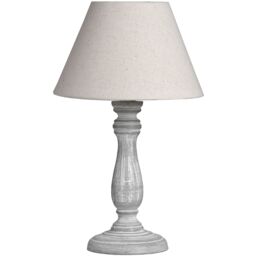 Hill Interiors Incia Table Lamp (UK Plug) in Dark Brown - thumbnail 1