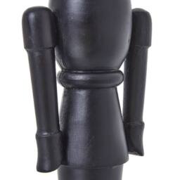 Lemon Pavilion Furniture and Decor Minimalist Nutcracker Decoration - Wood - L10 x W12 x H50 cm - Black - thumbnail 3