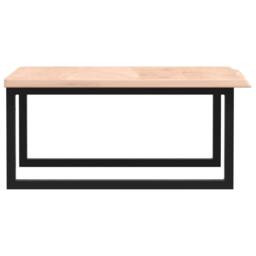 Berkfield Home Basin Shelf Wall Mounted Steel & Solid Wood Oak in Light Oak - thumbnail 5