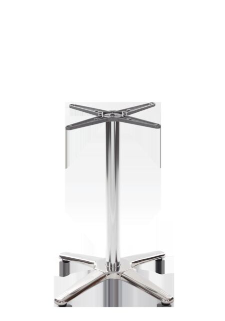 netfurniture Aluminium All Weather Table Base - 4 Leg - Height - 730 mm in Silver
