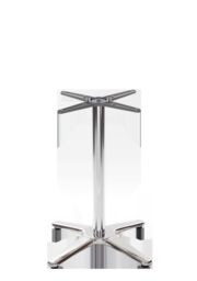 netfurniture Aluminium All Weather Table Base - 4 Leg - Height - 730 mm in Silver