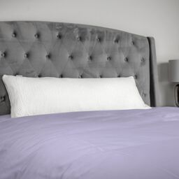 Aamira Bolster Long Full Body Cushion Pillow 120x40cm, Orthopaedic Shredded Memory Foam, Pregnancy & Side Sleepers Washable Cover - Size: 120x40 cm - thumbnail 2