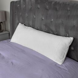 Aamira Bolster Long Full Body Cushion Pillow 120x40cm, Orthopaedic Shredded Memory Foam, Pregnancy & Side Sleepers Washable Cover - Size: 120x40 cm - thumbnail 3