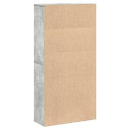 Berkfield Home Bookcase Concrete Grey 60x24x120 cm Engineered Wood - Size: 60 x 24 x 120 cm - thumbnail 6